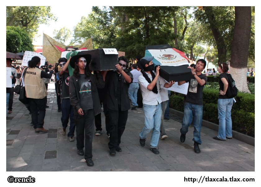 Marcha anti EPN en Tlaxcala #MegaMarcha (7 de julio de 2012) - Foto