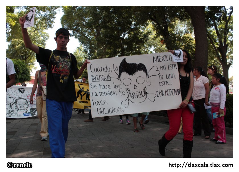Marcha anti EPN en Tlaxcala #MegaMarcha (7 de julio de 2012) - Foto