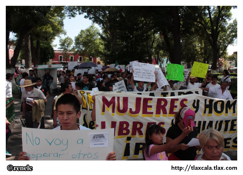 Marcha anti EPN en Tlaxcala #MegaMarcha (7 de julio de 2012) - Foto