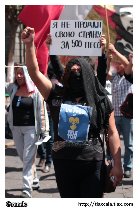 Marcha anti EPN en Tlaxcala #MegaMarcha (7 de julio de 2012) - Foto