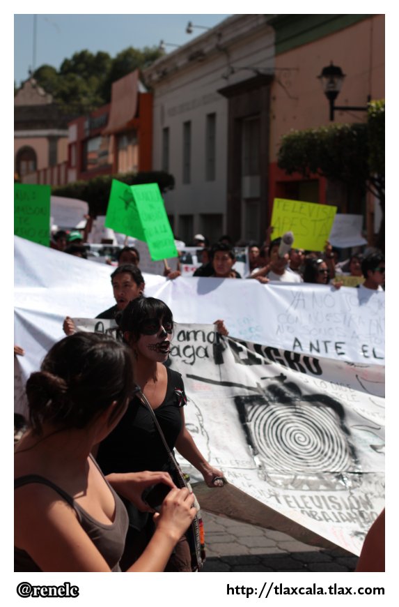 Marcha anti EPN en Tlaxcala #MegaMarcha (7 de julio de 2012) - Foto