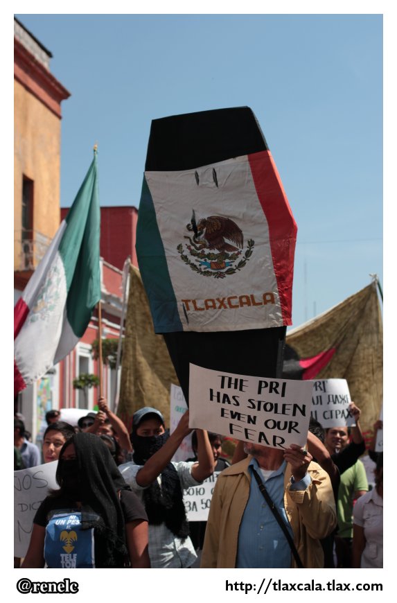 Marcha anti EPN en Tlaxcala #MegaMarcha (7 de julio de 2012) - Foto