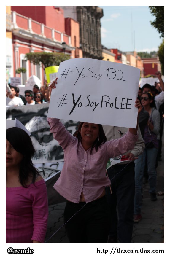 Marcha anti EPN en Tlaxcala #MegaMarcha (7 de julio de 2012) - Foto