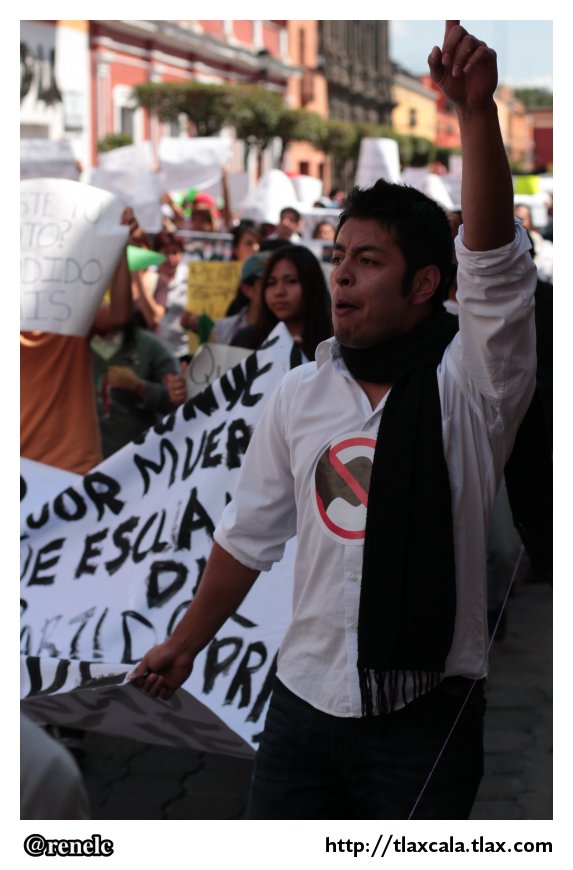Marcha anti EPN en Tlaxcala #MegaMarcha (7 de julio de 2012) - Foto