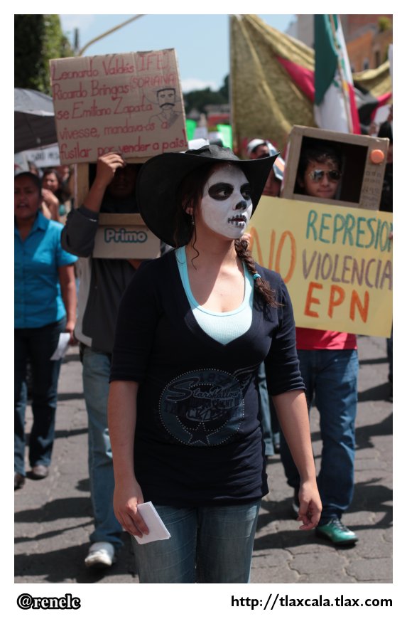Marcha anti EPN en Tlaxcala #MegaMarcha (7 de julio de 2012) - Foto