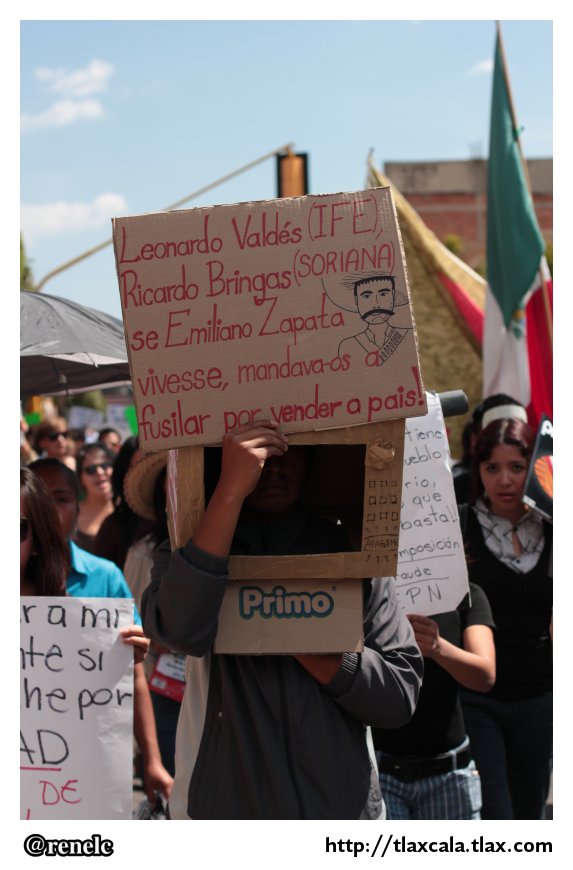 Marcha anti EPN en Tlaxcala #MegaMarcha (7 de julio de 2012) - Foto