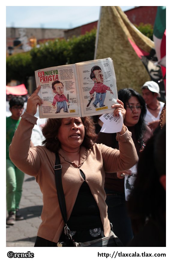 Marcha anti EPN en Tlaxcala #MegaMarcha (7 de julio de 2012) - Foto