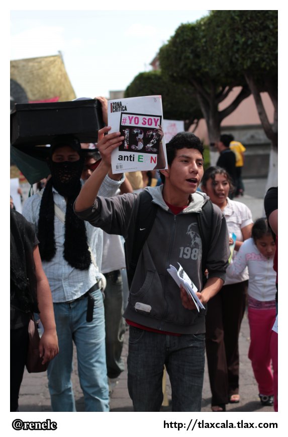 Marcha anti EPN en Tlaxcala #MegaMarcha (7 de julio de 2012) - Foto