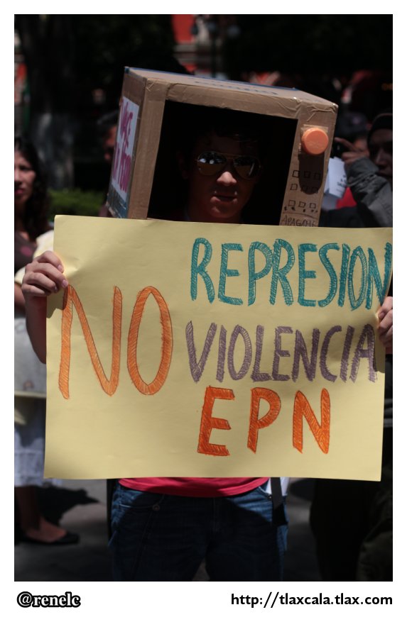 Marcha anti EPN en Tlaxcala #MegaMarcha (7 de julio de 2012) - Foto