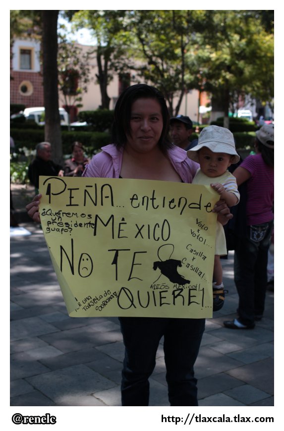 Marcha anti EPN en Tlaxcala #MegaMarcha (7 de julio de 2012) - Foto