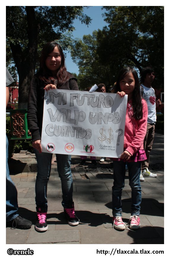 Marcha anti EPN en Tlaxcala #MegaMarcha (7 de julio de 2012) - Foto