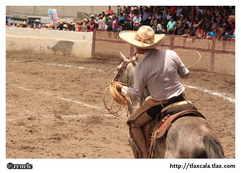 Charreada en la feria de Tlaxco (2 de septiembre del 2012) - Foto