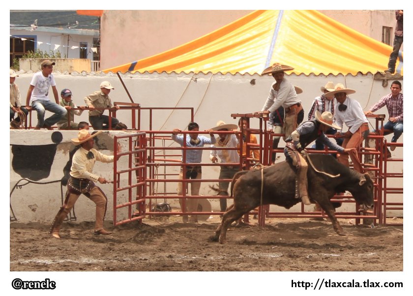 Charreada en la feria de Tlaxco (2 de septiembre del 2012) - Foto