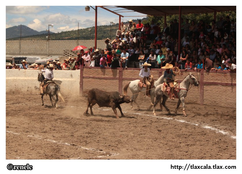 Charreada en la feria de Tlaxco (2 de septiembre del 2012) - Foto