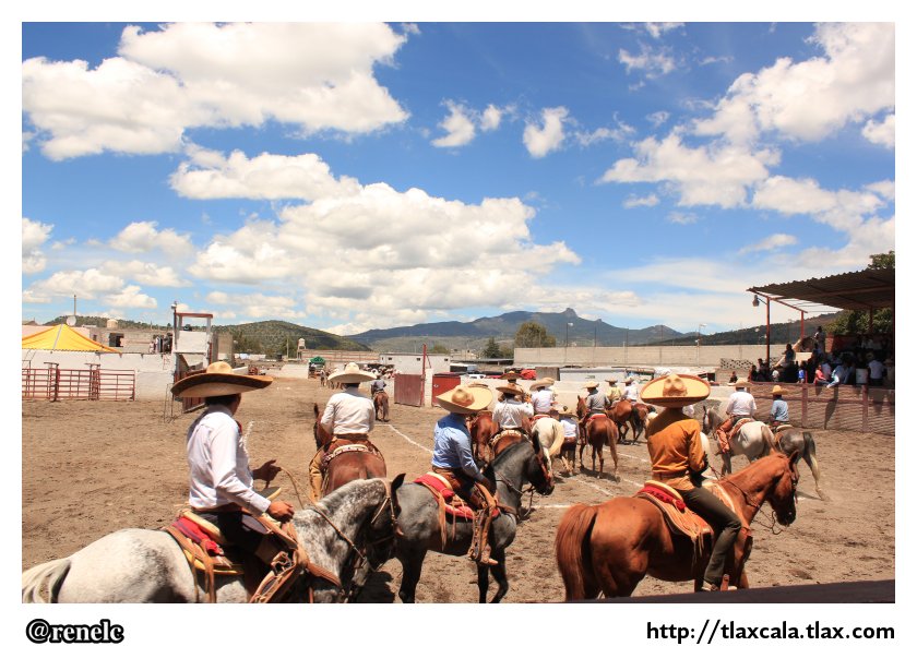 Charreada en la feria de Tlaxco (2 de septiembre del 2012) - Foto