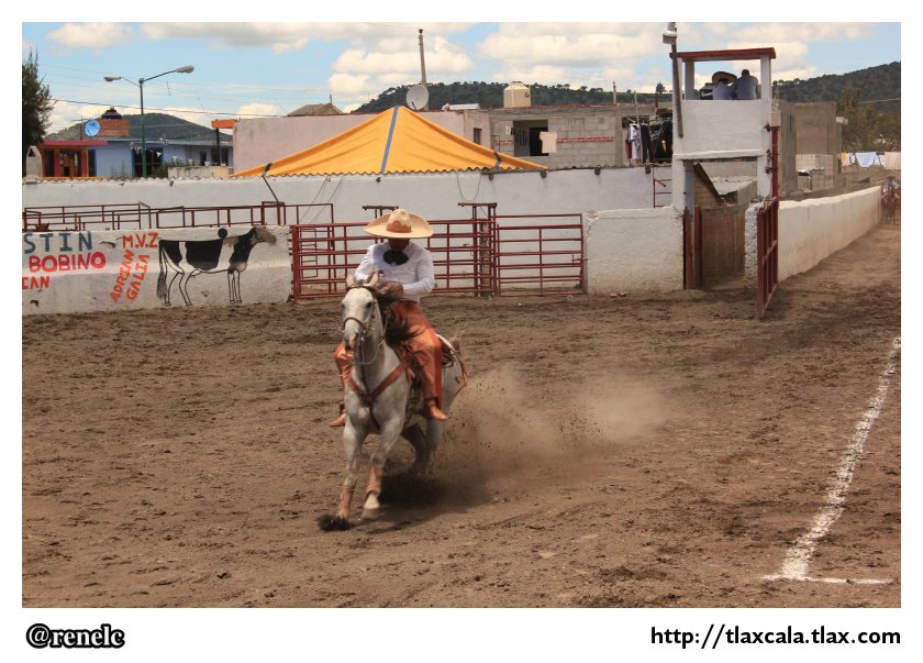 Charreada en la feria de Tlaxco (2 de septiembre del 2012) - Foto