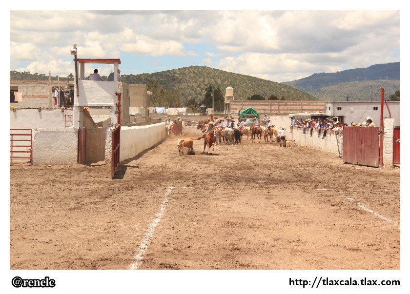 Charreada en la feria de Tlaxco (2 de septiembre del 2012) - Foto