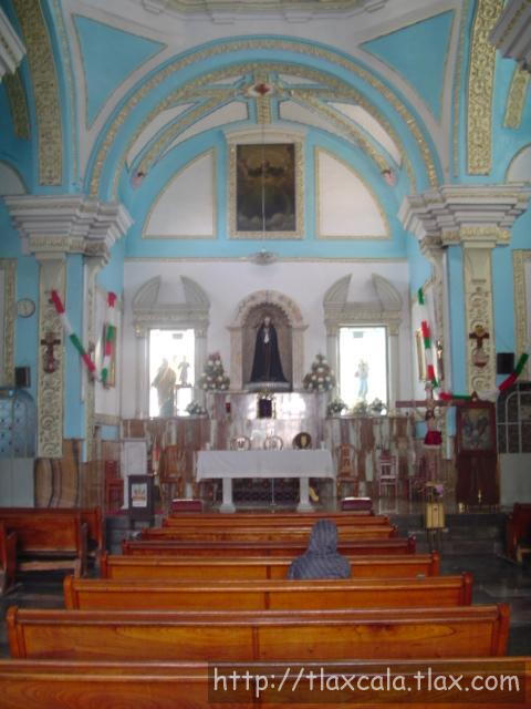 Interior del Templo de la soledad