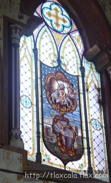 Vitral de la Parroq. de Ntra. Sra. del Carmen