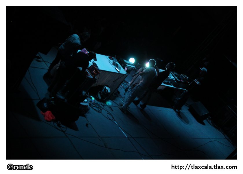 Soundframe Vienna Aaudiovisual Live Show en el patio de ITC, Festival Cervantino en Tlaxcala - Foto