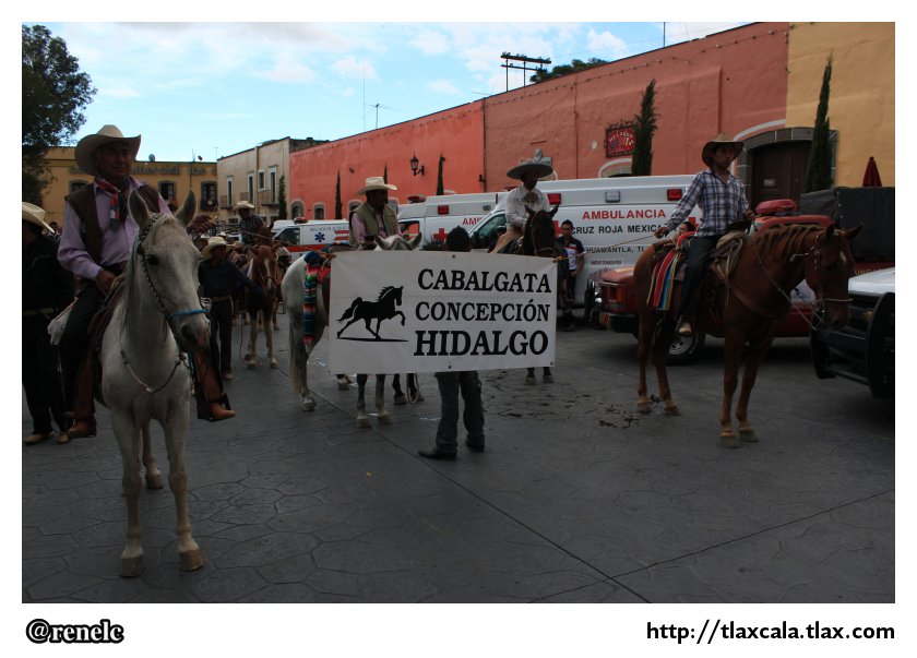 Entrega del fuego de independencia a comunidades en Huamantla - Foto