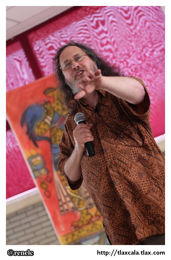 Richard Stallman en la Universidad Politecnica de Tlaxcala (UPT - Zacatelco) - Foto