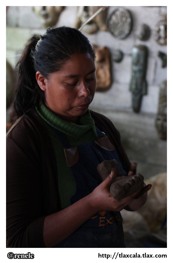 Artesanias de Barro Oxidado, Taller de Bernardo Jurez, La Trinidad Tenexyecac - Foto