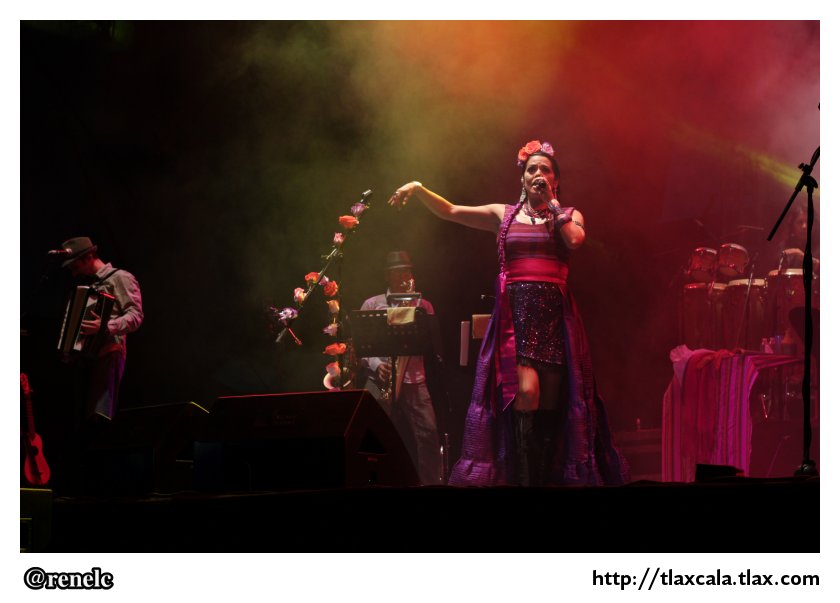 Lila Downs en el estadio Tlahuicole - Foto