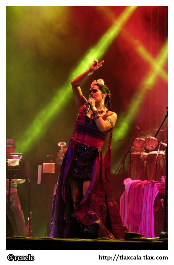 Lila Downs en el estadio Tlahuicole - Foto