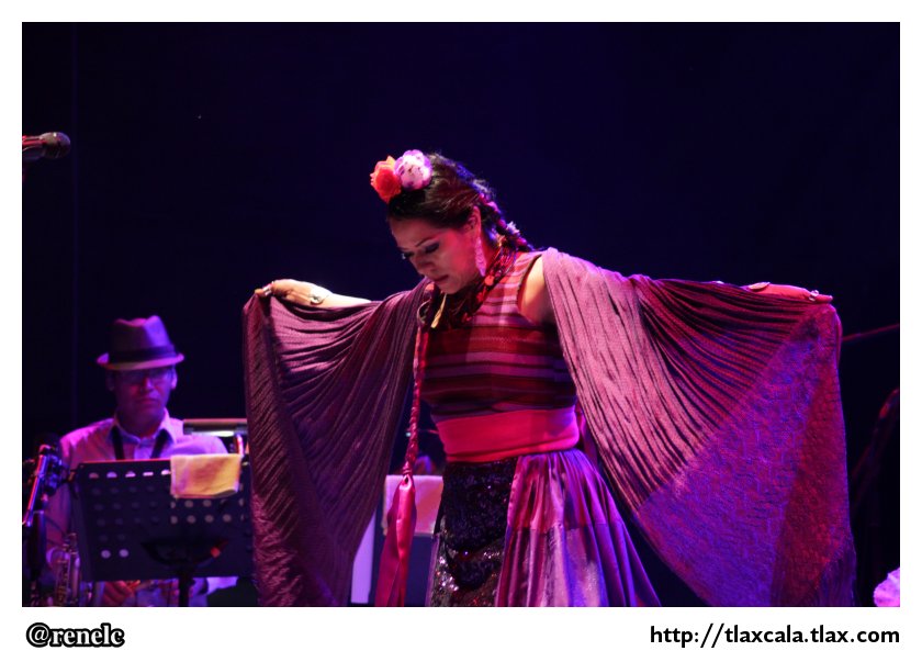 Lila Downs en el estadio Tlahuicole - Foto