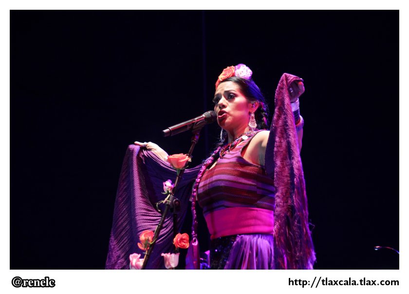 Lila Downs en el estadio Tlahuicole - Foto