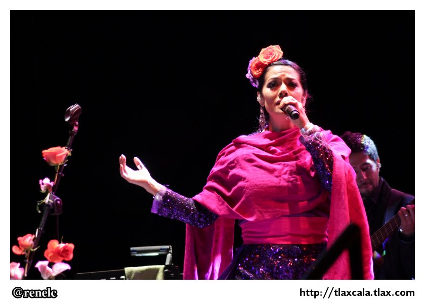 Lila Downs en el estadio Tlahuicole - Foto