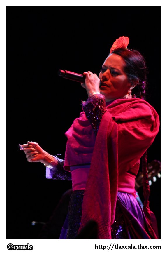 Lila Downs en el estadio Tlahuicole - Foto