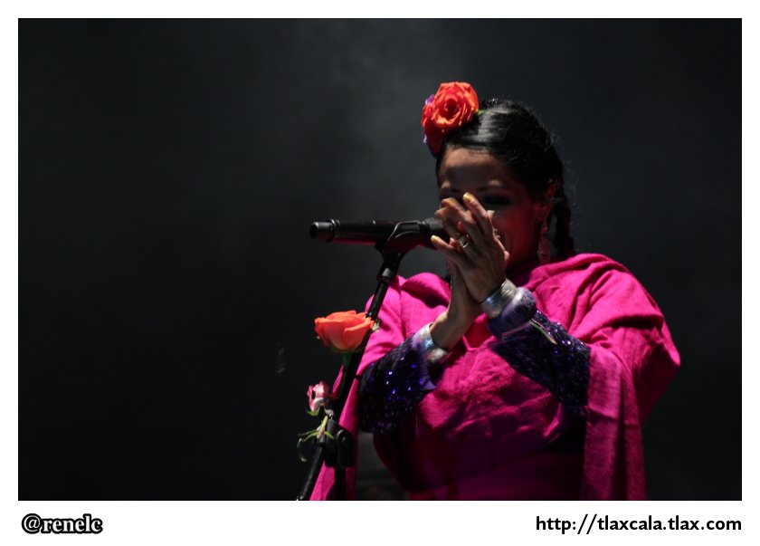 Lila Downs en el estadio Tlahuicole - Foto