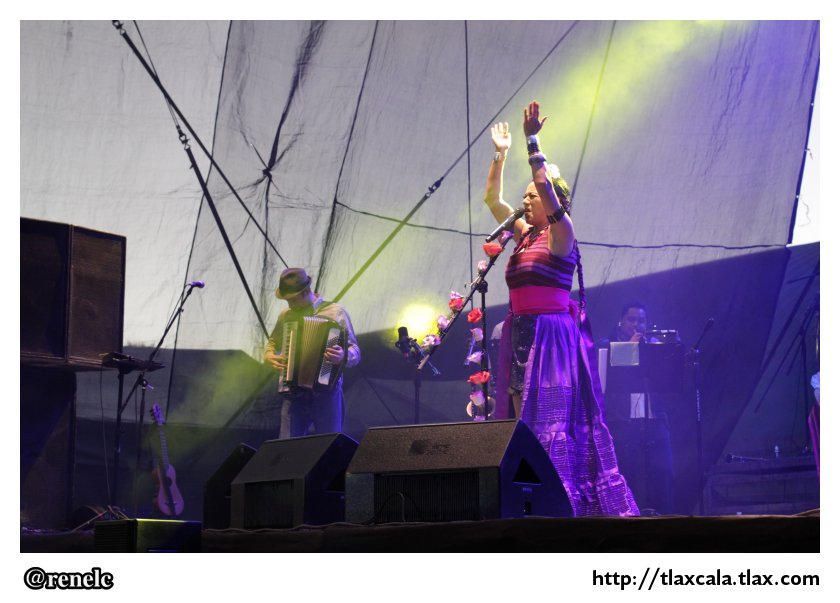 Lila Downs en el estadio Tlahuicole - Foto
