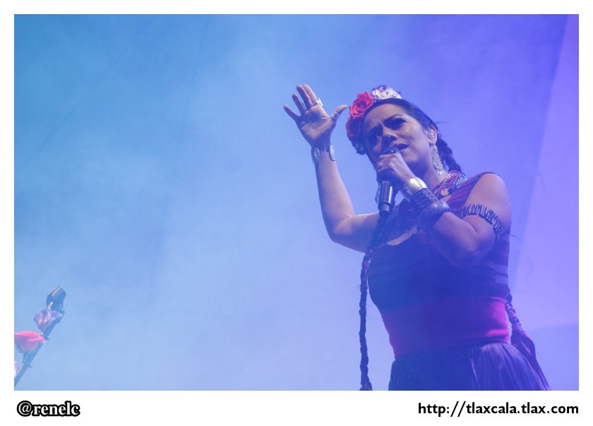 Lila Downs en el estadio Tlahuicole - Foto