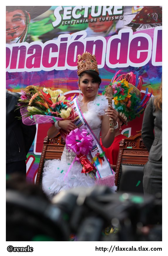 Dulce Mara Cuatepitzi Corte, Reina de Carnaval Tlaxcala 2013