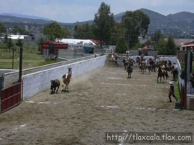 Leo Aguilar a punto de una espectacular caida