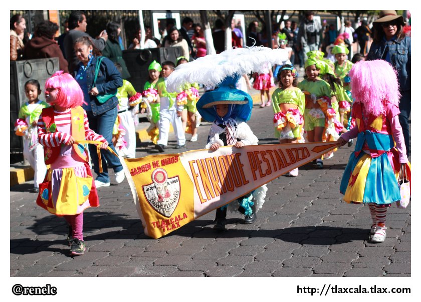 Desfile de carnaval infantil Tlaxcala 2013 - Foto