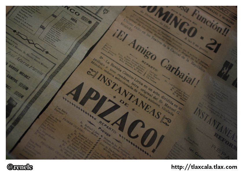 Inaguracin de la exposicin &quot;Programas Antiguos del Teatro en Apizaco&quot; - Foto