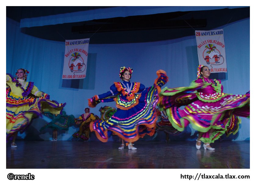 XXVIII aniversario del Ballet Folklorico del Estado de Tlaxcala (1 de junio de 2013) - Foto