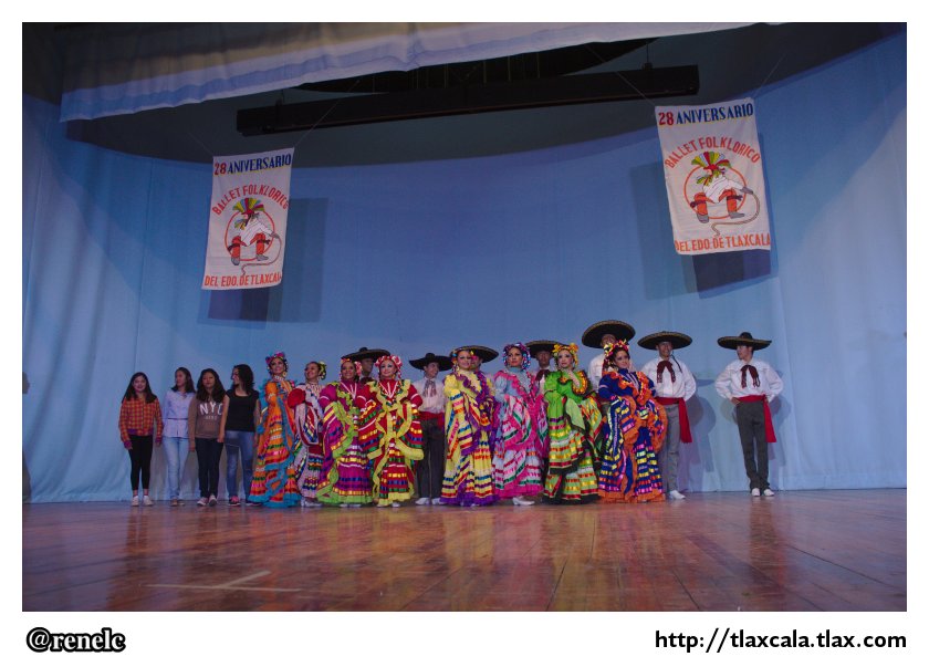 XXVIII aniversario del Ballet Folklorico del Estado de Tlaxcala (1 de junio de 2013) - Foto