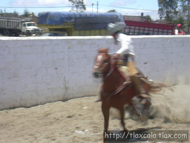 Erasmo con derribe por amigos charros