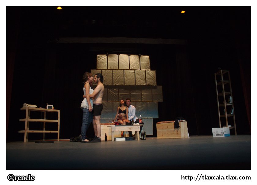 Circulo vicioso de un cuarteto amoroso en el Teatro Xicohtencatl - Foto