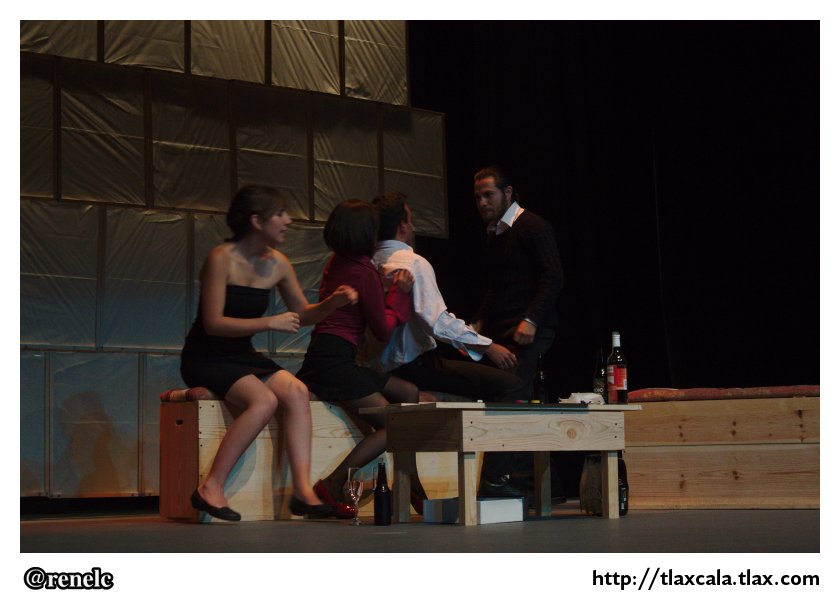 Circulo vicioso de un cuarteto amoroso en el Teatro Xicohtencatl - Foto