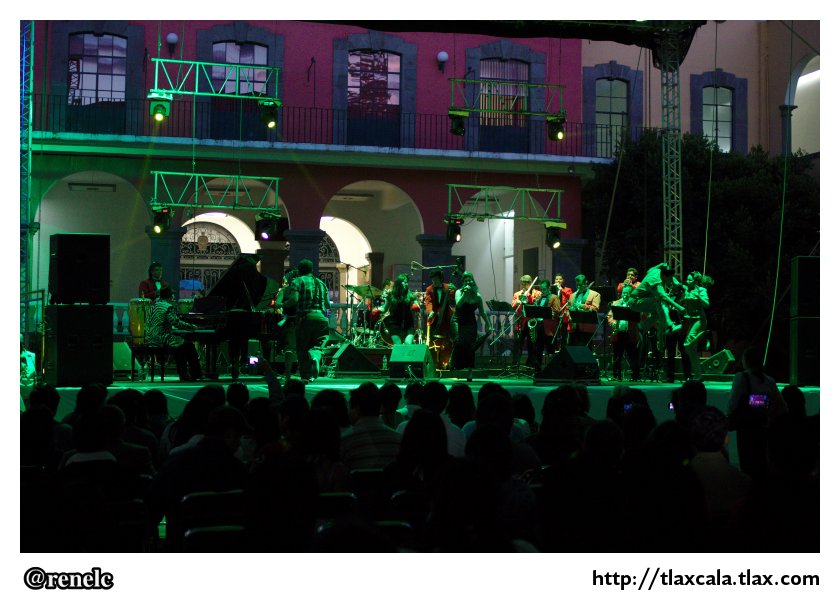 Barandela Big Band Jazz en el patio del ITC - Foto