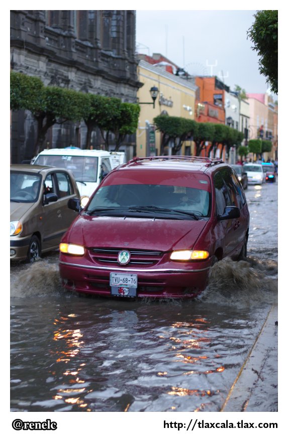 Tromba en Tlaxcala (26 de julio de 2013) - Foto