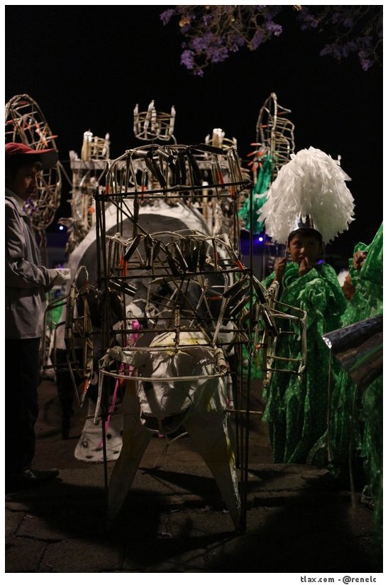 Remate de Carnaval Payasos Mazatecochco 2014, Quema de toros - Foto