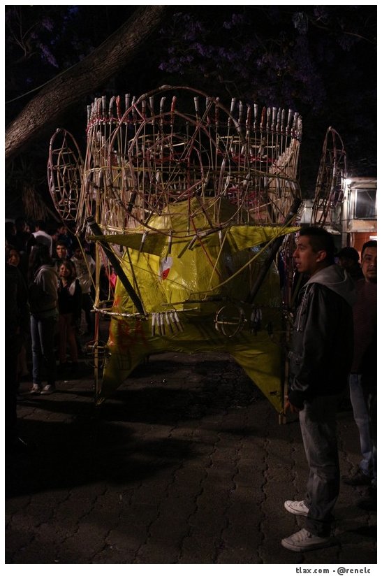 Remate de Carnaval Payasos Mazatecochco 2014, Quema de toros - Foto