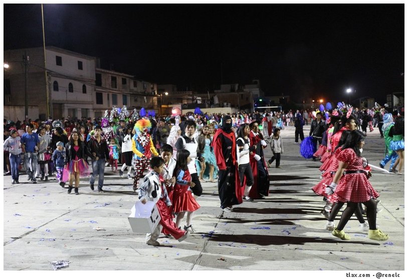 Remate de Carnaval Payasos Mazatecochco 2014, Quema de toros - Foto